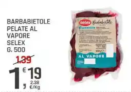 Supermercati Dok Barbabietole pelate al vapore Selex offerta