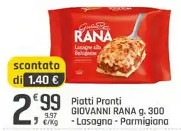 Supermercati Dok Lasagne alla Bolognese offerta