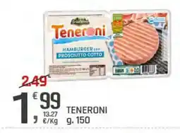 Supermercati Dok Teneroni Hamburger con Prosciutto Cotto offerta