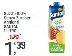 Supermercati Dok Succhi 100% Senza Zuccheri Aggiunti Santal offerta