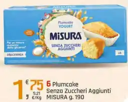 Supermercati Dok Plumcake Yogurt Misura Senza Zuccheri Aggiunti offerta