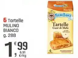 Supermercati Dok Mulino Bianco Tartelle Cuor di Mela offerta