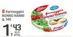 Supermercati Dok Formaggini Nonno Nanni offerta