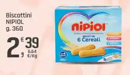 Supermercati Dok Biscottini Nipiol offerta