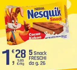 Supermercati Dok Nesquik Snack Cacao Kakao offerta