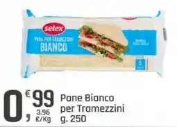 Supermercati Dok selex Pane Bianco per Tramezzini offerta