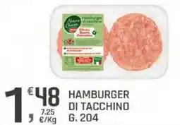 Supermercati Dok Hamburger di tacchino offerta
