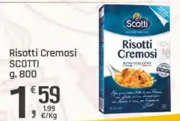 Supermercati Dok Risotti Cremosi Scotti offerta