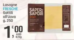 Supermercati Dok Lasagne Saperi Sapori offerta