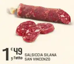 Supermercati Dok Salsiccia Silana San Vincenzo offerta