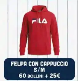 Supermercati Dok Felpa con cappuccio Fila offerta