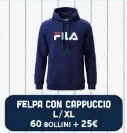 Supermercati Dok Felpa con cappuccio Fila offerta