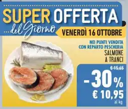 Conad Salmone a Tranci offerta
