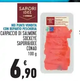 Conad Carpaccio di Salmone Sockeye offerta