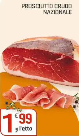 Supermercati Dok Prosciutto crudo nazionale offerta