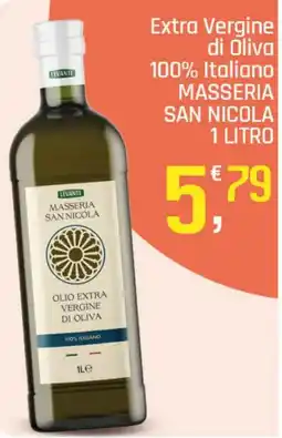 Supermercati Dok Olio extra vergine di oliva Masseria San Nicola offerta