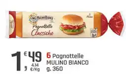 Supermercati Dok Pagnottelle Classiche Mulino Bianco offerta