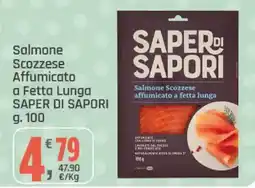 Supermercati Dok Salmone Scozzese Affumicato Saper di Sapori offerta