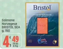 Supermercati Dok Salmone Norvegese BRISTOL SEA offerta