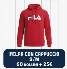 Supermercati Dok FelPA con cappuccio Fila offerta