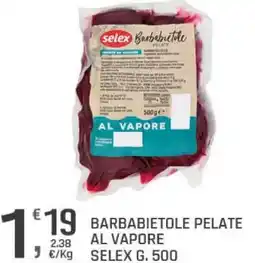 Supermercati Dok Barbabietole pelate al vapore Selex offerta