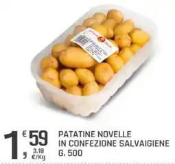 Supermercati Dok Patatine novelle in confezione salvaigiene offerta