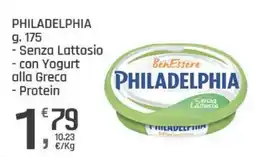 Supermercati Dok Philadelphia senza lattosio con yogurt alla greca protein offerta