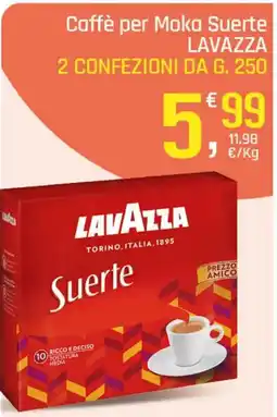 Supermercati Dok Caffè per Moka Suerte LAVAZZA offerta