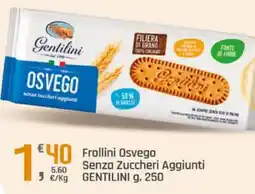 Supermercati Dok Frollini Osvego Senza Zuccheri Aggiunti Gentilini offerta
