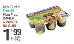 Supermercati Dok Mini Budini Freschi Muu Muu Cameo offerta