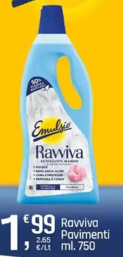 Supermercati Dok Emulsio Rawviva Detergente Marmo offerta