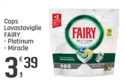 Supermercati Dok Caps Lavastoviglie Fairy Platinum Miracle offerta