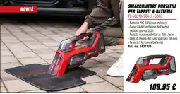 Einhell Smacchiatore portatile per tappeti a batteria Einhell offerta
