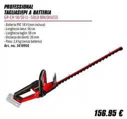 Einhell Professional tagliasiepi a batteria GP-CH 18/50 LI - solo brushless offerta
