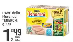 Supermercati Dok Teneroni snack petto di pollo e tuc cracker offerta