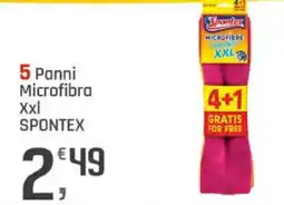 Supermercati Dok Panni Microfibra Xxl SPONTEX offerta