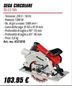 Einhell Sega circolare Einhell offerta