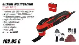 Einhell Utensile multifunzione Einhell TE-MG 350 EQ offerta