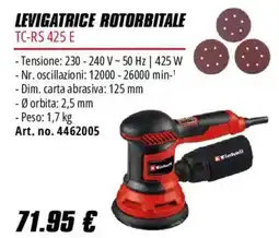 Einhell Levigatrice rotorbitale Einhell TC-RS 425 E offerta