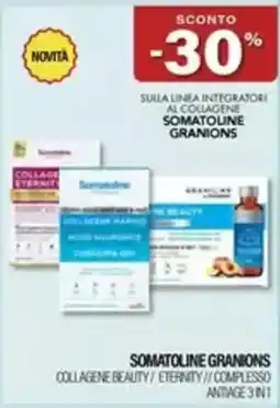 Caddy's Somatoline Granions Collagene Beauty / Eternity / Complesso Antiage 3 in 1 offerta