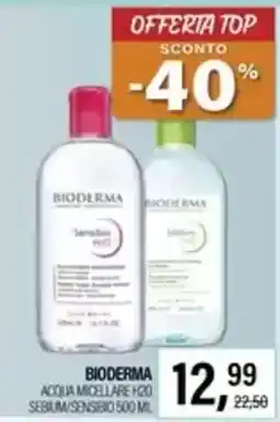 Caddy's Bioderma acqua micellare h20 sebium/sensibio offerta