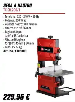 Einhell Sega a nastro Einhell offerta