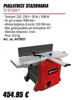 Einhell Piallatrice stazionaria TC-SP 204/1 offerta