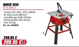 Einhell Banco sega TC-TS 2025/3 offerta