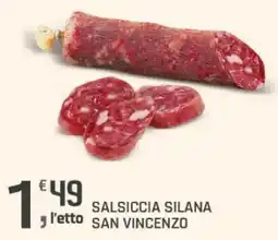 Supermercati Dok Salsiccia Silana San Vincenzo offerta