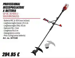 Einhell Professional decespugliatore a batteria GP-BC 36/430 LI offerta