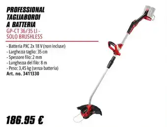 Einhell Professional tagliabordi a batteria GP-CT 36/35 LI - solo brushless offerta