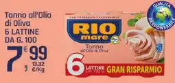 Supermercati Dok Tonno all'Olio di Oliva Rio mare offerta