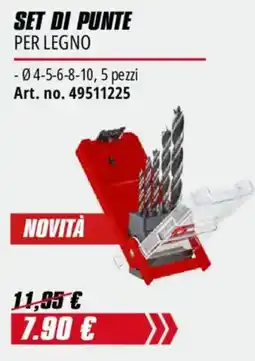 Einhell Set di punte per legno offerta