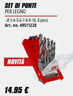 Einhell Set di punte per legno offerta